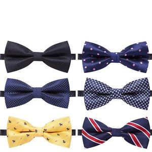 Set of 6 Bow Ties NWT